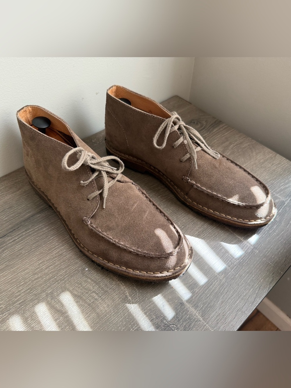 J. Crew Brown Suede Chukka Boots
